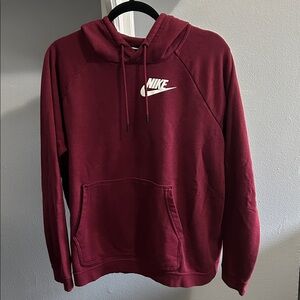 Nike Burgundy Pullover Hoodie